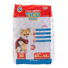 Tapete Higiênico Expet Cães Tico Pads C/ 30 Und 60 X 55 Cm