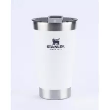 Stanley Copo Térmico 473 Ml Tampa Abridor Aço Inox Branco