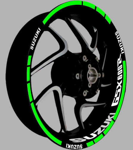 Calcomanias Stickers Para Rines Suzuki Gsx 600 R Rin Moto Ss Foto 10