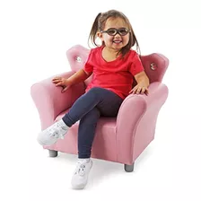 Melissa Y Doug Childs Crown Butaca Pink Faux Leather Childre