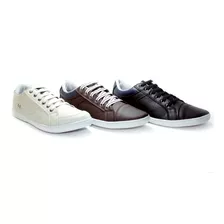  Sapatenis Tenis Casual Kit 3 Pares Promoçao Frete Grátis