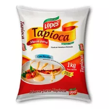 Tapioca Semipronta Alimentos Lopes 1 Kg Fécula Mandioca