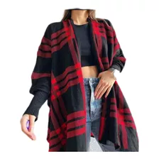 Saco Tipo Poncho Talle Único Abarca Hasta Un 5/6