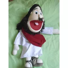 Fantoche Jesus Com 67cm - Cabeça De Espuma Revestida +brinde