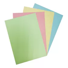 Papel Mate Opalina 4 Colores Resma 100 Hojas A4 180gr