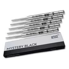 Cartucho Carga Refil Balpen Mont Blanc Tinta Preta M (5 Und)