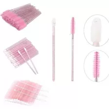 100 Microbrush+50 Lip Brush+50cepillos Para Pestañas Glitter