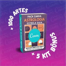 Pack Canva - Astrologia Estrela Guia +bônus+1000artes