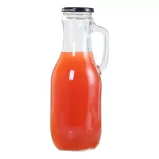 Botella 1.5 Litros De Vidrio Con Tapa Para Agua Jugos Vino 