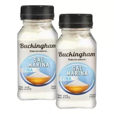 Sal Marina Fina Buckingham 215g Condimento Cocina Pack X2