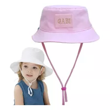 Chapéu Bucket Personalizado Bebê Infantil Cordinha