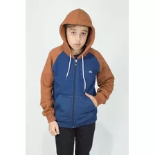 Campera Canguro Quiksilver Easy Day Niño Junior Senise Surf