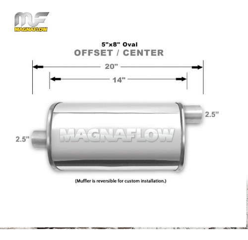 Silenciador De Alto Flujo Magnaflow Auto Camioneta Karvas Foto 3