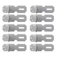 Kit 10 Unidades Porta Cadeado 3.1/2 89mm Aliança Cor Prateado