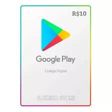 Gift Card R$10 - Google Play Código Digital Original Android