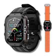 Relogio Smartwhatch Spárk X Tela Amod 1,96 + Pulsera Laranja