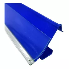 Porta Etiqueta Para Bandeja Gondola 92 Cm Azul Kit 30