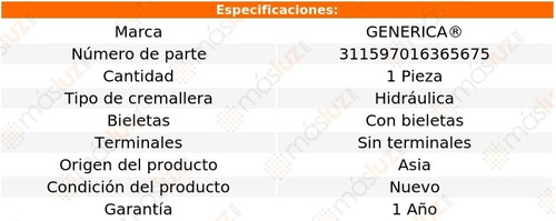 Caja Direccion Hidrulica Renault Stepway 10/15 Generica Foto 2