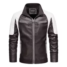 Casual Jacket Lapel Leather Biker