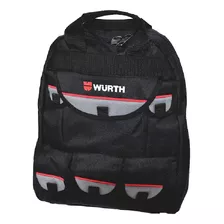 1x Mochila Porta Herramientas Würth Todo Chile Color Negro