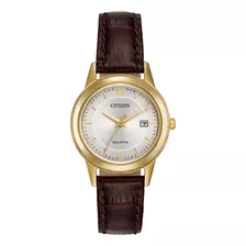 Citizen Mujeres Eco-drive Reloj De Acero Inoxidable Con Fech