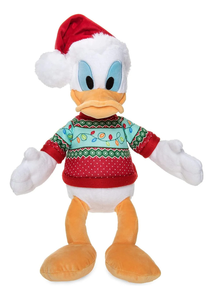Peluche Donald Navidad Original Disney Store Importado Usa Rojo