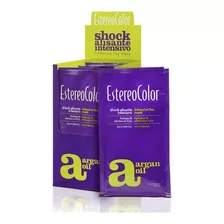 Estereo Color Shock Alisante Intensivo Aceite Argan Caja 10u