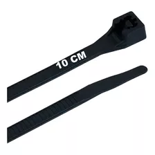 Cincho De Plastico 10 Cm Negro 100pzas, Fajilla, Mv