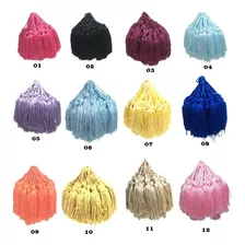 800 Franja Pinjente Tassel Seda 8cm Escolha Cor- Atacado