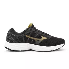 Tênis Mizuno Jet 6 Color Preto/dourado - Adulto 43 Br