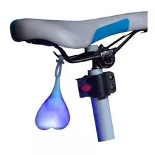 Luz Trasera Para Bicicletas Modelo Bolas Colgantes Azul