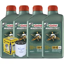 4 Lts Castrol 5w40 Original Vw 502 + Filtro Tm2 Linha Vw