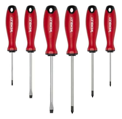 Set Destornilladores Wembley 6pz Plano Phillips 8669 Dgm