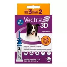 Antipulgas E Carrapatos Vectra 3d Cães 10kg A 25kg