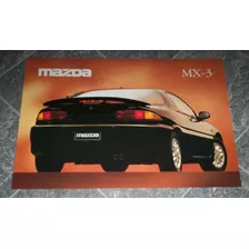 Mazda Mx-3 Folheto / Folder