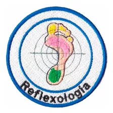 Patch Bordado - Simbolo Reflexologia Podal Ap00046-107