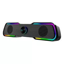 Parlante Barra De Sonido Gamer Aula Bluetooth Rgb Pc Laptop