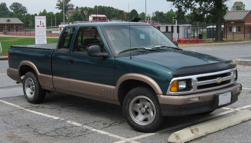 95-04 Chevrolet S10 Manija Interior Puerta Cabina Extendida Foto 7