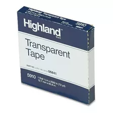 Highland Cinta Transparente, 1-2 X 2592, 1 Core, Clear, Rl -