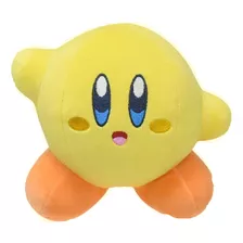 Kirby Keeby Amarillo Bordados Suave Nintendo Peluche 15cm