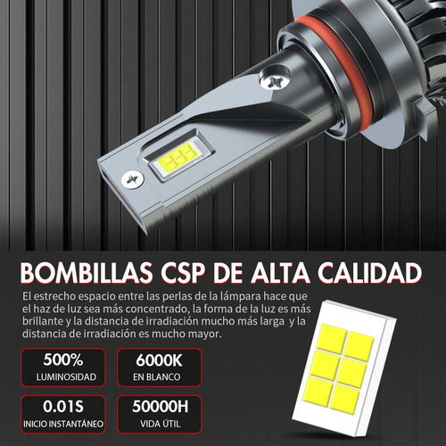 9005 Hb3 Bombilla Led De Haz Alto Para Ford 100 W 28000 Lm Foto 5