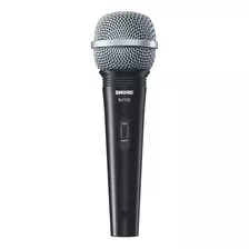 Microfone Shure Sv100 Com Cabo Xlrp10 Cor Preto/prateado