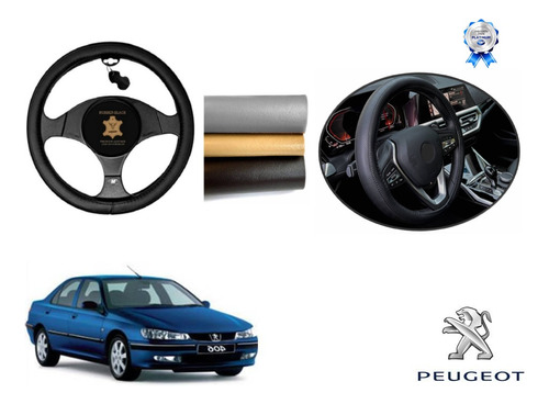 Tapetes 3d Logo Peugeot + Cubre Volante 406 2000 A 2004 2005 Foto 3