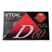 Cassettes Audio Vírgenes Tdk D-60 Tipo I Sin Uso Sellados