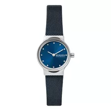 Relógio Skagen Aço Azul Com Cristais - 2 Anos Garantia