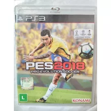 Pes 18 Ps3 Mídia Física Seminovo Em Português