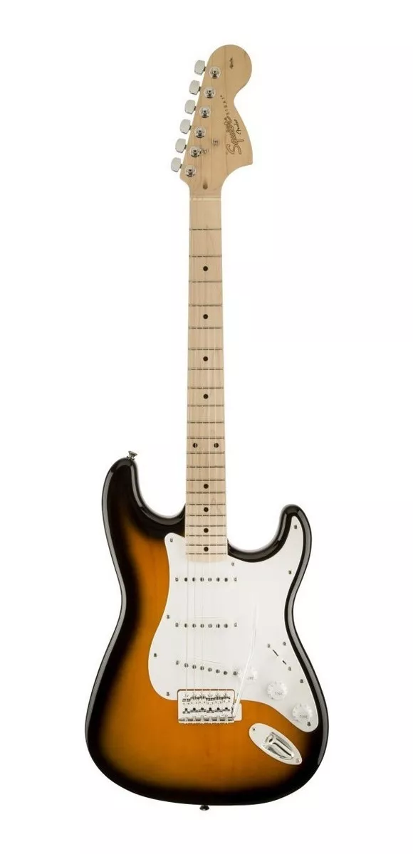 Guitarra Eléctrica Squier By Fender Affinity Series Stratocaster De Álamo 2-color Sunburst Brillante Con Diapasón De Arce