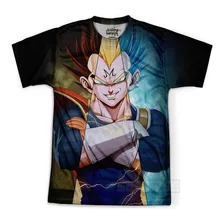 Camiseta Masculina Vegeta Dragon Ball Md12