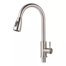 Torneira Monocomando Dallas Inox Escovado Extensor Cozinha