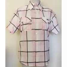Camisa Vintage Lacoste Escocés